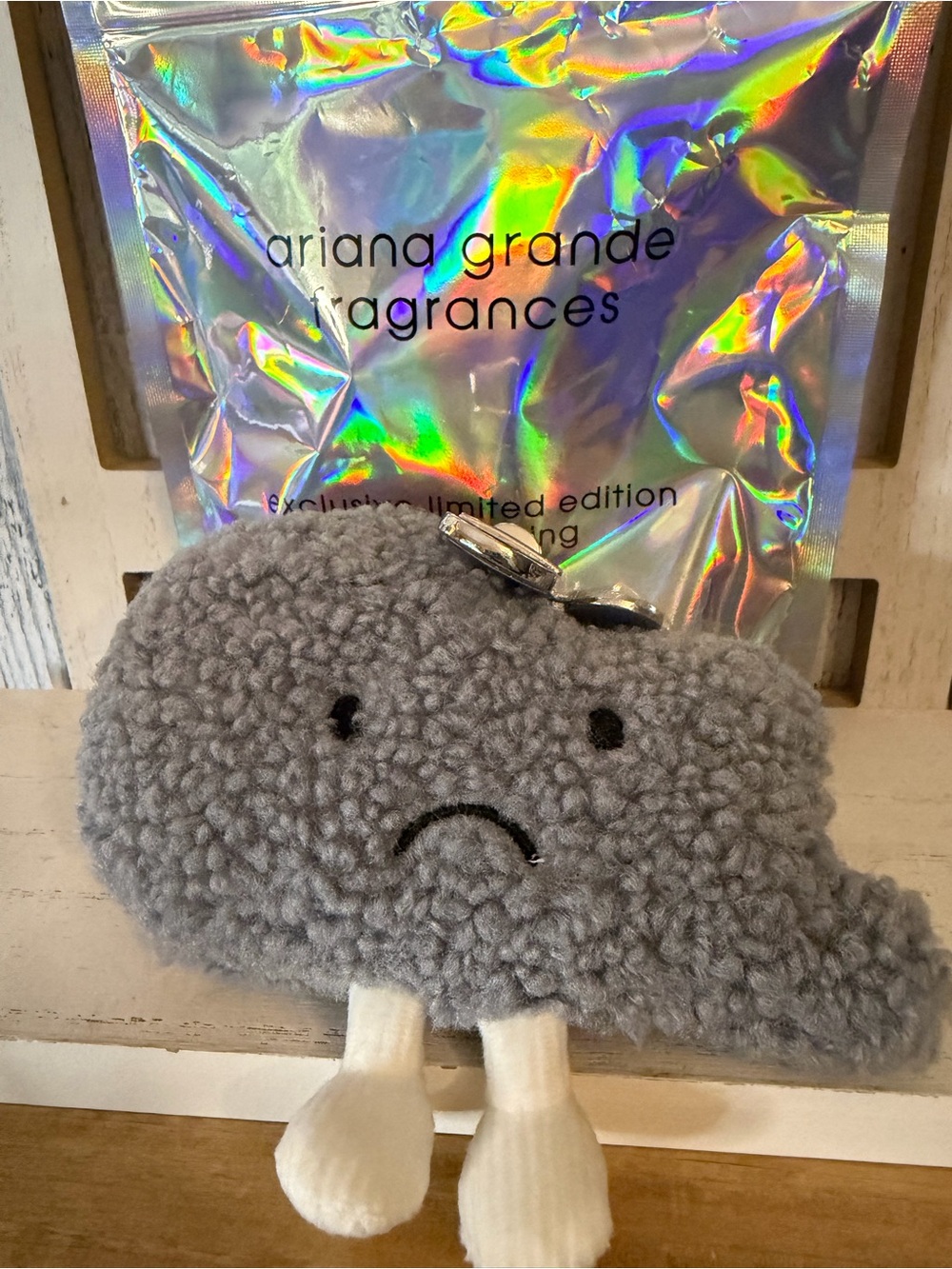 Ariana Grande Stormy Cloud Plush Keychain (GWP) Limited Edition New -No Perfume